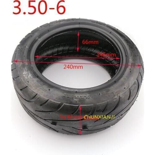 Good quality 3.50-6 Vacuum tyres 10 inch explosion proof tire fits Electric Scooter Balanced Scooter Motorcycle accessories