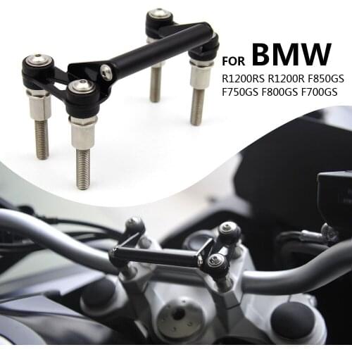 For BMW R1200RS R1200R F850GS F750GS F800GS F700G Motorcycle GPS Mount Mounting Adapter Holder Bracket 12MM Navigation Bracket