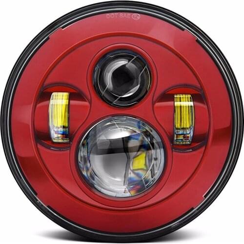 Motorcycle 7 inch LED Headlight for Harley Touring Ultra Classic Electra Street Glide Road King Yamaha For Jeep Wrangler JK TJ