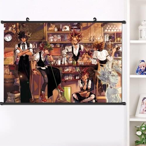 NEW Japanese Anime Manga Yu-Gi-Oh! ATEM Yugi Muto Ryou Bakura HD Wall Scroll Hanging Poster Print Home Decor Art Gifts 40x60 cm