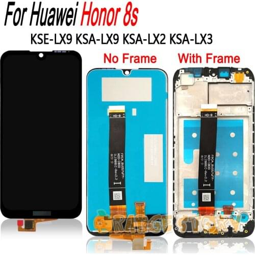 Frame Digitizer Touch Screen For Huawei Honor 8S LCD 5.71" KSA-LX9 KSE-LX9 Display For Honor8S Screen KSA-LX3 LX2 Assembly Glas