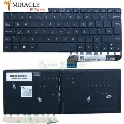 Replacement keyboards for ASUS UX430 UX430U UX430UA UX430UQ UX305UAB UK GB English blue Laptop backlit keyboard 0KNB0 2624UK00