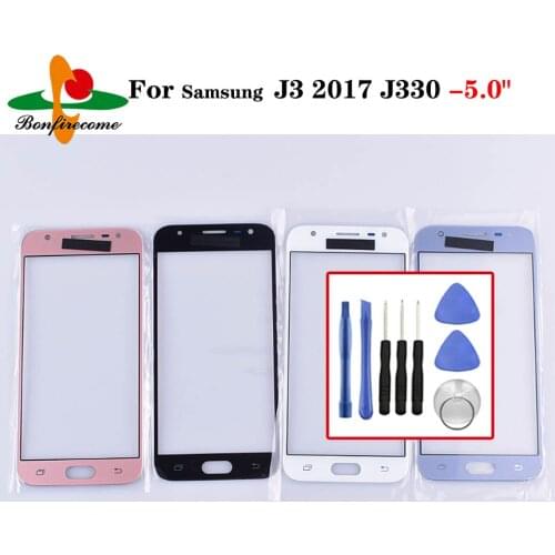 J330 Replacement LCD Front Touch Screen Glass Outer Lens For Samsung Galaxy J3 2017 J330 J330F SM-J330FN SM-J330N SM-J330F/DS