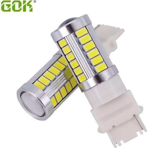 1pcs T25 3157 3156 led 33SMD 5730 5630 LED 3157 Turn Signal White light Car Light Source lamp Brake Tail Backup Reverse Light