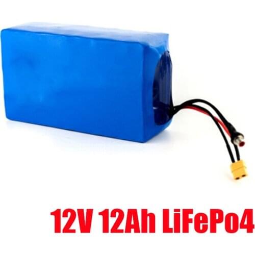 12ah lifepo4 12v battery dc power supply 12v 10Ah portable motorcycle battery pack 20A high discharge for e-scooter + 3A charger