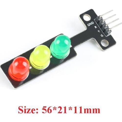 5pcs Hot Sale LED traffic light module Size 56*21*11mm Red Yellow Green