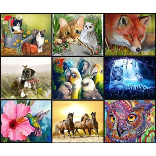 5d Diy Diamond Paintings, Diamond Embroidery Mosaics, Rhinestone Pictures, Resin Animals, Home Decoration Crafts