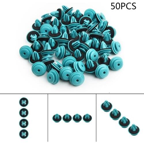 9mm Green Car Bumper Door Trim Panel Plastic Rivets Front Bumper Fender Fastener Push Pin Clips For BMW E53 E60 E61 E39 E46 E52