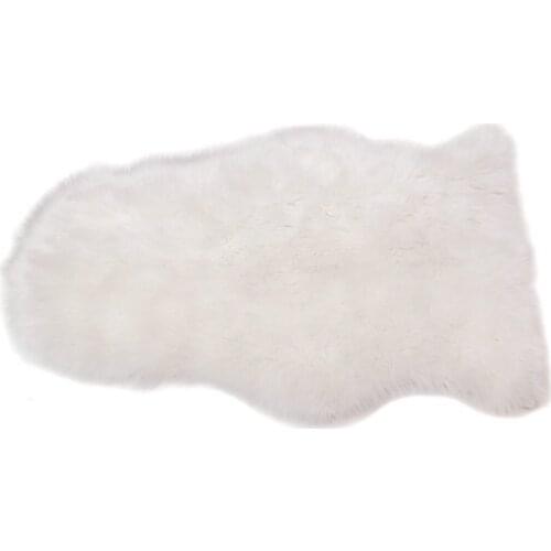 Acrylic Cruelty-Free Eco Friendly Faux Sheepskin Area Rug