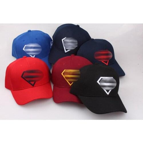 Anime Hats Superhero Symbol Baseball Adjustable Cap Cosplay Sun Hat Costumes Multicolor Options Accessories