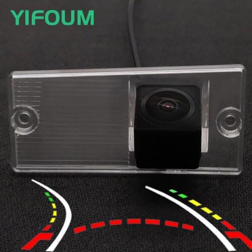 AHD Fisheye 12LED Dynamic Trajectory Car Rear View Wireless Camera For Kia Sportage Rio Sorento MK1/Hyundai Entourage