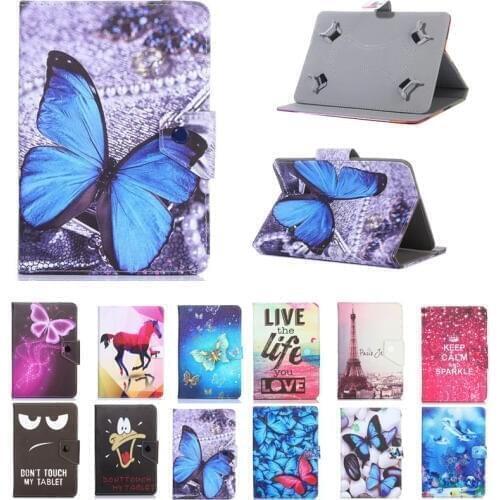Cartoon Cover for Alcatel One Touch 3T 8/POP 8/PIXI 8/POP 8S 8 Inch Tablet PU Leather Stand Case