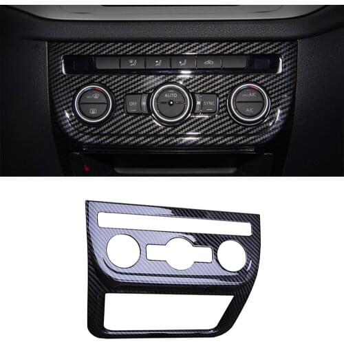 For VW Volkswagen Tiguan 2010-2015 Interior Central Control AC Air Conditioner Switch Button cover trim Auto Accessories