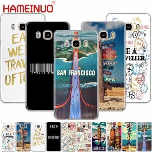 Travel signpost Stamps san francisco cover phone case for Samsung Galaxy J1 J2 J3 J5 J7 MINI ACE 2016 2015 prime