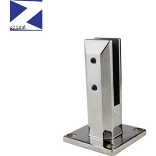 Duplex 2205 Stainless Steel Pool Fence Frameless Railing Glass Spigot