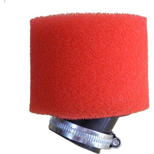 38mm Bend Elbow Neck Foam Air Filter Sponge Cleaner Moped Scooter Dirt Pit Bike Motorcycle RED Kayo BSE