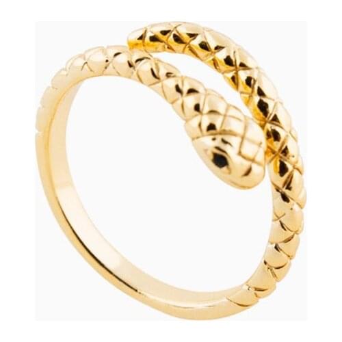 Fashion Hot Sale S925 Sterling Silver Cold Wind Personality Opening Ring Creative Snake Ring As Gift