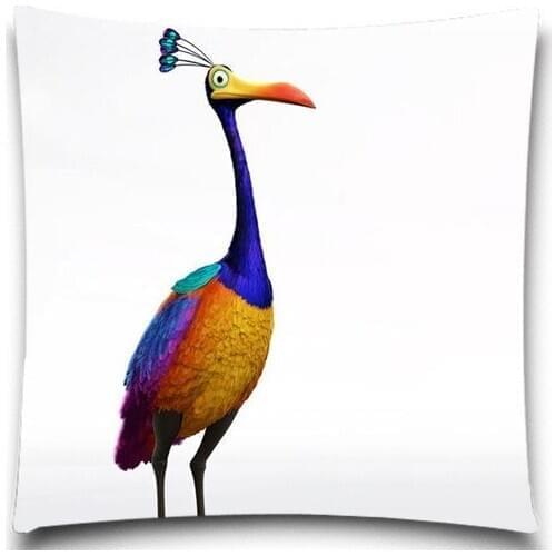 A peek at your peacock 2D print creative Pillow case Square cotton polyester cushion cover 5 size 9 style