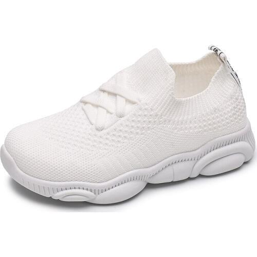 Baby Boy Girl Shoes Kids Casual Sneakers Solid Color Cut-outs Cotton Fabric Breathable Soft Children Boys Girls Shoes size 20-31