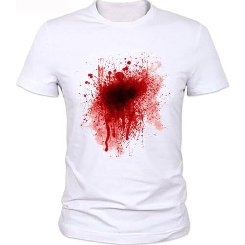 2019 Male Best Selling I Am Fine Blood Wound Shooting Weapons Funny Joke Men T Shirt Tee Summer Tee Shirt