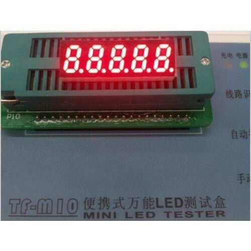 Common cathode/Common anode 0.32 inch digital tube 5 bits digital tube led display 0.32inches Red digital tube