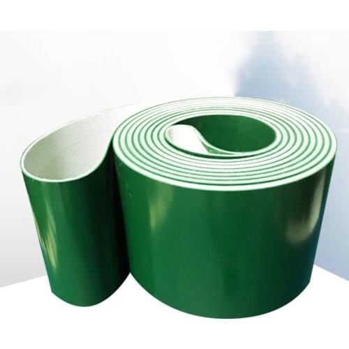 Perimeter:10meters Width:500mm Thickness:3mm Green PVC Industral Conveyor Belt(Can Customized)