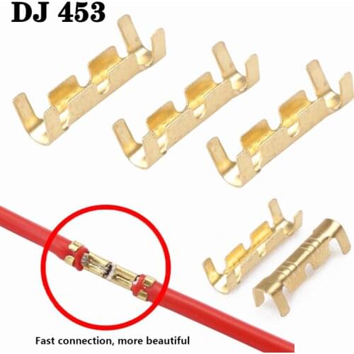 U-shaped Splice Terminal Tab Wire Connector Crimping Button Cold Terminal Small Teeth Fascia Terminal 0.3-1.5mm2