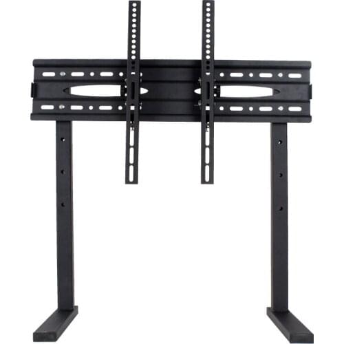 HILLPORT Universal TV Stand Base For 37''-75" Plasma LCD Flat Screen Height Adjustable Monitor Mount Bracket Load Up To 37.5 kg