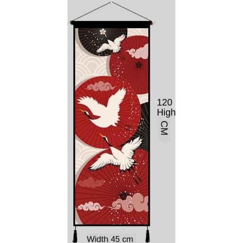 Japanese Restaurant Fabric Scroll Painting Fresco Exhibition Hall Posters Art Exhibition Show Picture