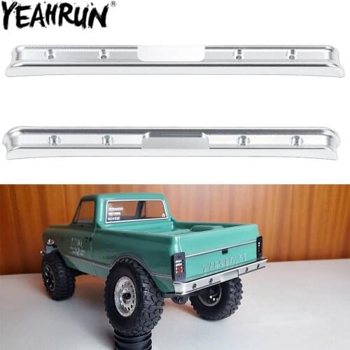 YEAHRUN RC Car Rear Bumper Frame for 1/24 Axial SCX24 AXI00001 RC Crawler Car Metal Bumper Upgrade Parts