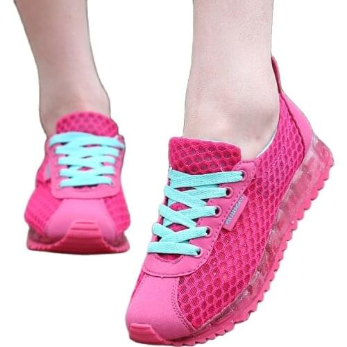 Tennis Shoes For Women Cool Breathable Sneakers 2021 Summer Sports Shoes Comfortable Platform Jogging Trainers Zapatos De Mujer