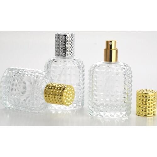 100pcs/lot 30ml 50ml mini perfume glass spray bottle refillable empty bottles cosmetic containers Portable spray Bottle