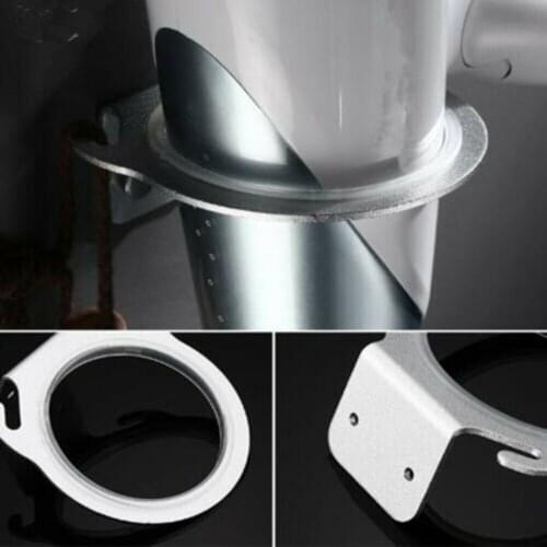 Aluminum Hair Dryer Hanging Holder Wall Mounted Rack For Bathroom Bedroom Salon Storage Rack Shelf Home Storage Supplies