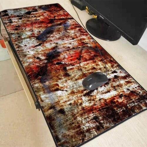 XGZ Rusty Texture Large Gaming Mouse Pad Lock Edge Mat for Laptop Computer Desk Keyboard pad CSGO Gamer