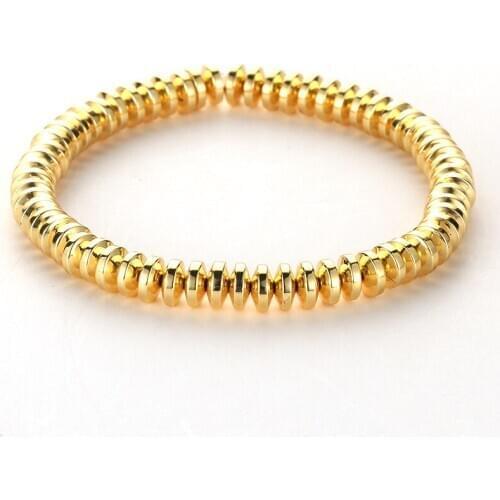 Personality Trendy 4 color Hematite sheet Bracelets Bangle for Men&Women Charm Jewelry fashion Pulseras Classic Celebration gift