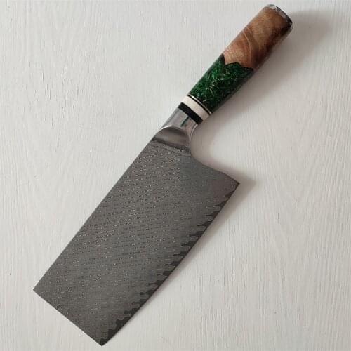 Damascus Chopping Knife 8 inch Damascus Steel Kitchen Knife Meat Cleaver