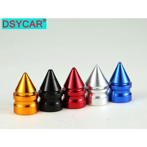 DSYCAR 8Pcs/Lot Universal New Car Moto Bike Tire Wheel Valve Cap Dust Covers Car Styling for Fiat Audi Ford Bmw Car Chevrolet VW