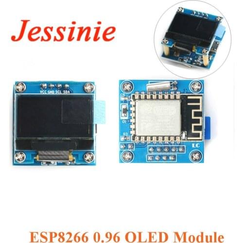ESP8266 0.96 inch OLED Display Module DIY Weather Forecast WiFi Clock LCD Screen Display Module ESP12F for Ardunio