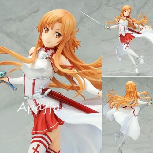23cm Anime Figure Toys Sword Art Ordinal Yuuki Asuna Titania Fairy Queen PVC Action Figure Toys Collection Model Doll Gift