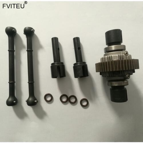 FVITEU Metal Enhanced Drive set Dog bone kit with Differential Kit for 1/5 hpi rovan baja 5b SS 5sc king motor