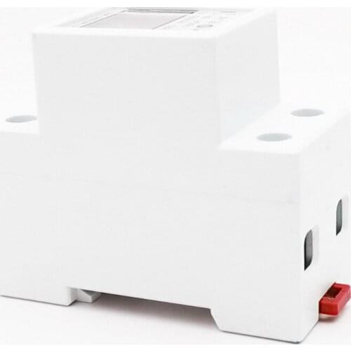 LCD Display Energy Meter 5-80A DDM15SC Digital Display Single Phase DIN-Rail Electronic Energy KWh Meter