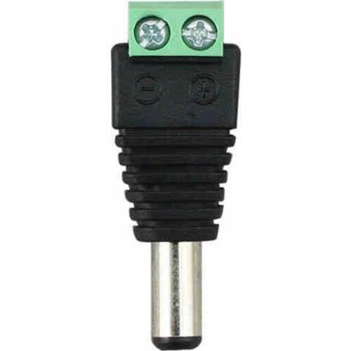 Jiguoor 5.5*2.1mm DC Power Male Female Plug Jack Adapter Connector for CCTV LED 5050 3528 5630 Strip Light Lamp Converter