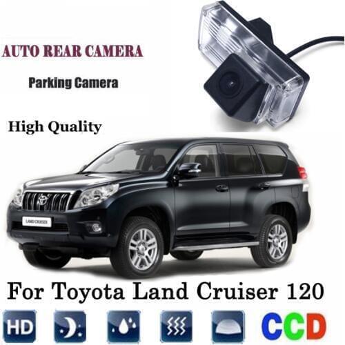 Rear View Camera For Toyota Land Cruiser 120 / CCD Night Vision Reversing camera/ Backup Camera License Plate camera
