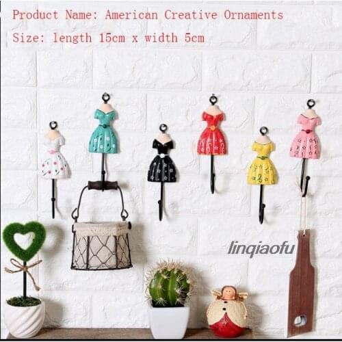 Clothing store hook Female art fitting room wall coat hook