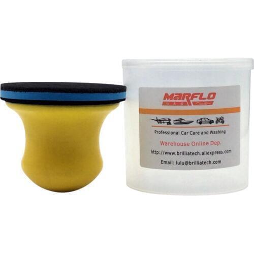Cockpit Care Nano Brush for Car Room Clean Paint Cleaning Brush with Pu Applicator Bar MARFLO Leather Remove Dust Tools