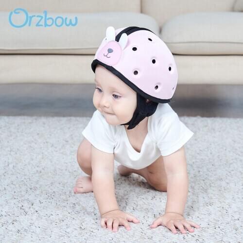 Orzbow Child Safety Corner Protector Toddler Protection Helmet Boys Girls Learn To Walk In Home Baby Helmet Head Protection
