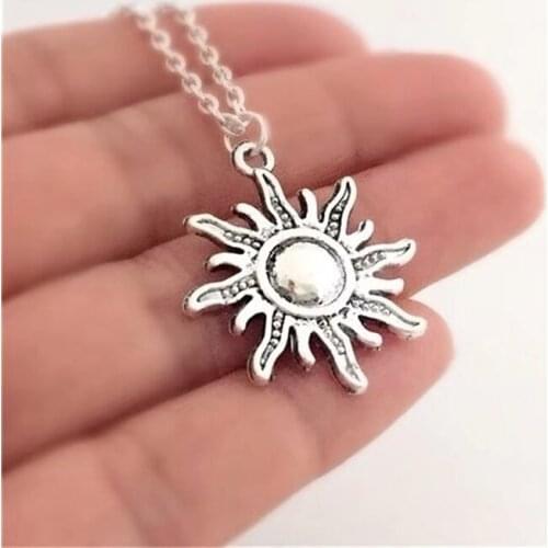 Tangled Inspired Sun Necklace - Themed Rapunzel Pendant - Sun Pendant - Sun Jewelry