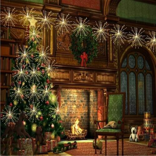 LED Dandelion Fireworks Lights Waterproof String Fairy Light For Home Garden Street Christmas Decoration Hanging Fairy lights