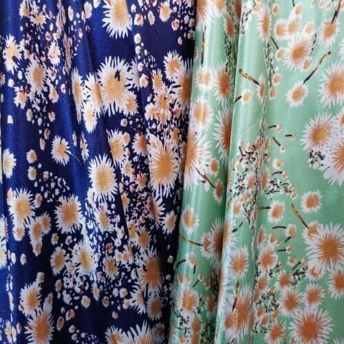 Tissue craft Soft Satin fabric Flower DIY Lining Material craft flower glossy Polyester Charmeuse Fabric