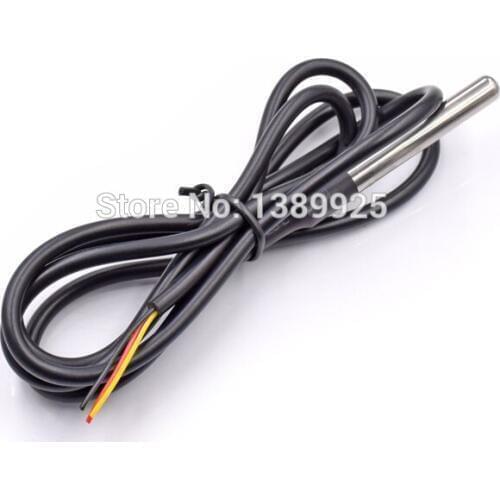 10pcs Stainless steel package Waterproof DS18b20 temperature probe temperature sensor 18B20